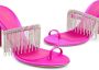 Le Silla The Jewels sandalen met franje Roze - Thumbnail 4