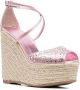 Le Silla Sandalen verfraaid met kristallen Roze - Thumbnail 2