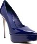 Le Silla Uma lakleren pumps Blauw - Thumbnail 2