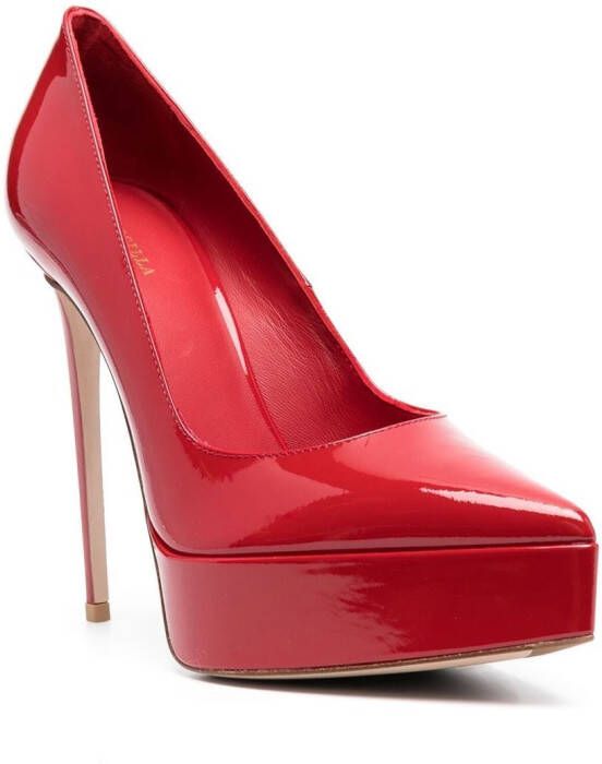 Le Silla Uma lakleren pumps Rood