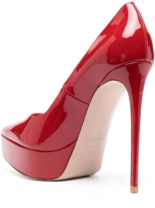 Le Silla Uma lakleren pumps Rood