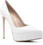 Le Silla Uma 140 mm leren pumps Wit - Thumbnail 2