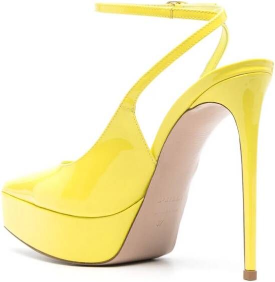 Le Silla Uma 140mm slingback pumps Geel