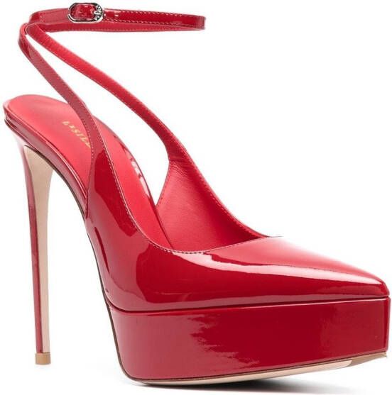 Le Silla UMA lakleren pumps Rood