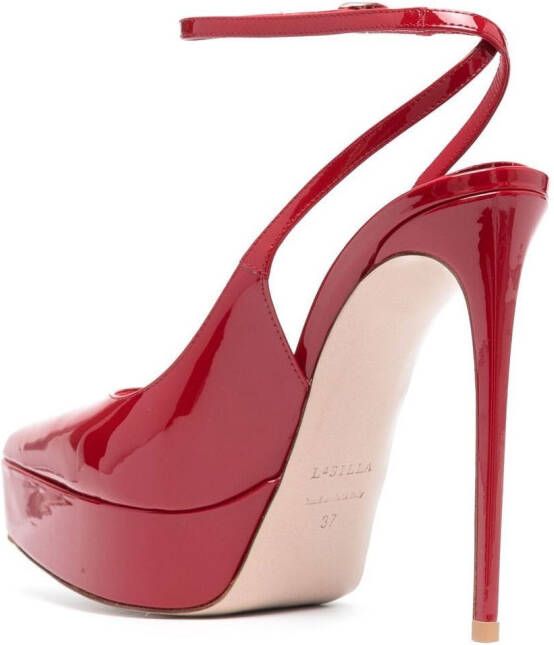 Le Silla UMA lakleren pumps Rood