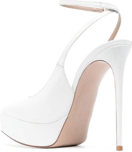 Le Silla Uma lakleren pumps Wit