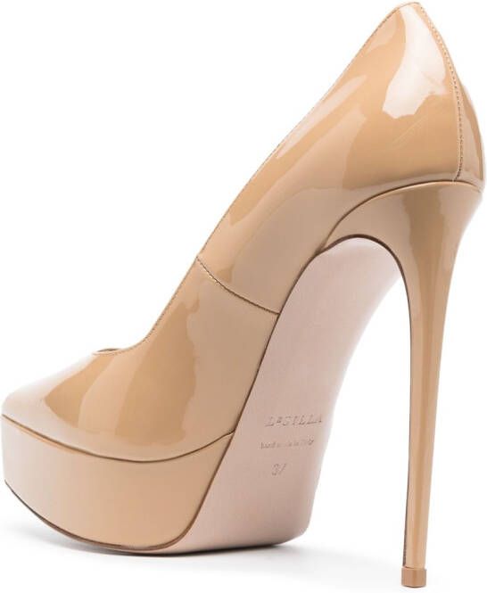 Le Silla Uma leren pumps Beige