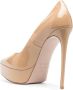 Le Silla Uma leren pumps Beige - Thumbnail 3