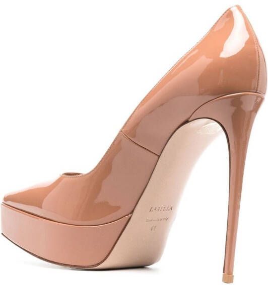 Le Silla Uma pumps met plateauzool Beige