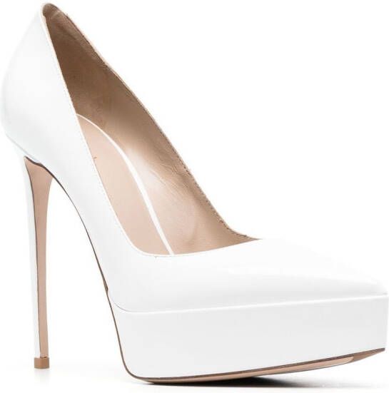 Le Silla Uma pumps met plateauzool Wit