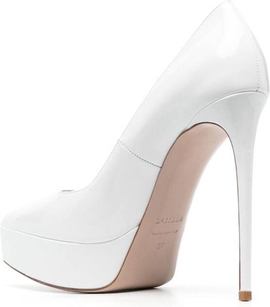 Le Silla Uma pumps met plateauzool Wit