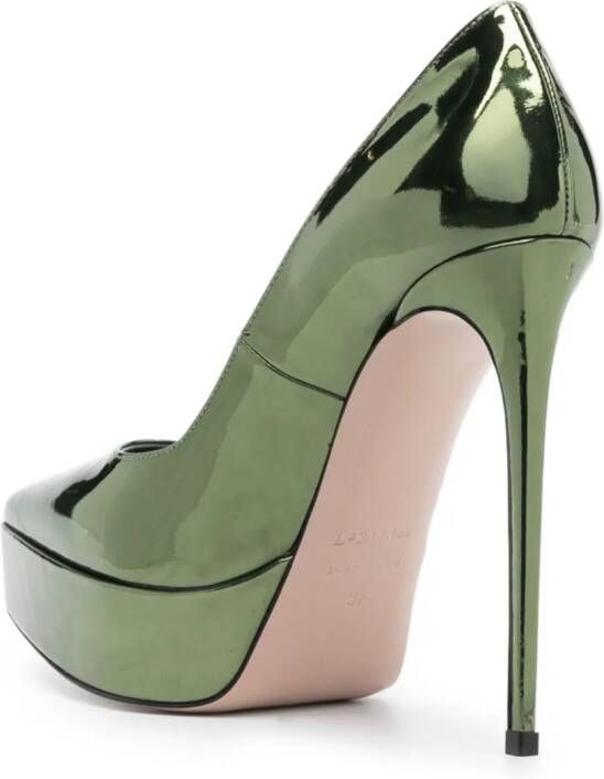 Le Silla Uma pumps met puntige neus Groen