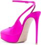 Le Silla Uma satijnen slingback pumps Roze - Thumbnail 3