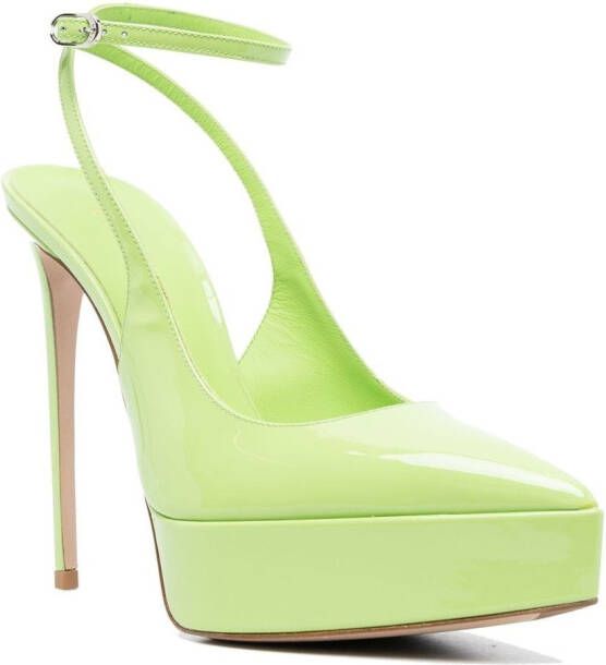 Le Silla Uma slingback pumps Groen