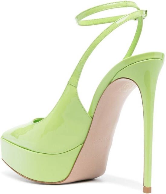 Le Silla Uma slingback pumps Groen