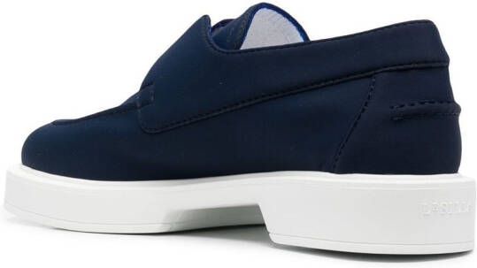 Le Silla Yacht leren loafers Blauw