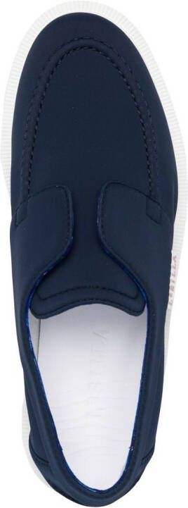 Le Silla Yacht leren loafers Blauw