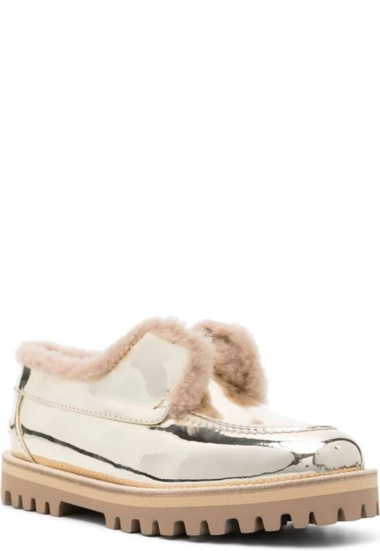 Le Silla Yacht metallic loafers Goud