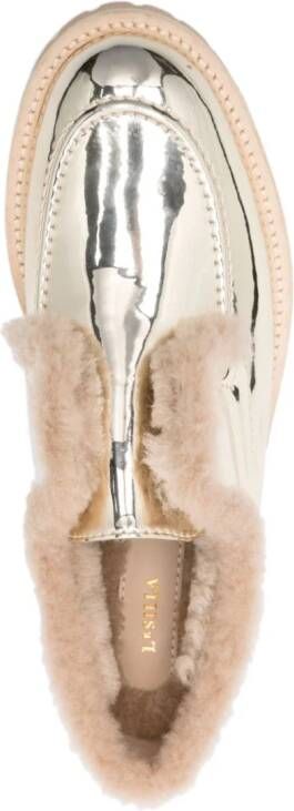 Le Silla Yacht metallic loafers Goud