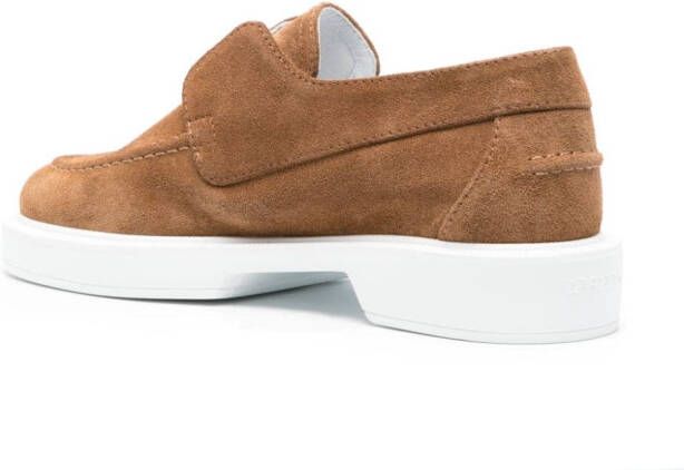 Le Silla Yacht suède loafers Bruin