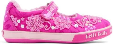 Lelli Kelly Sneakers met geborduurd logo Roze