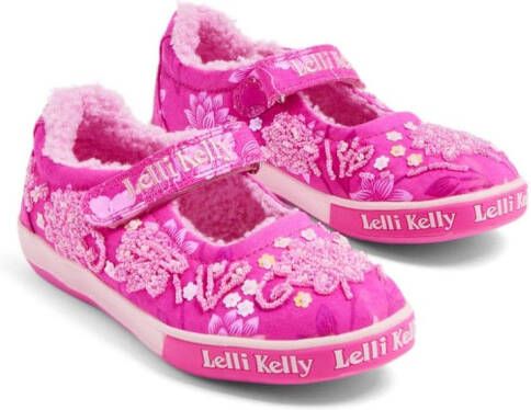 Lelli Kelly Sneakers met geborduurd logo Roze