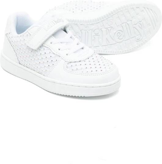 Lelli Kelly Sneakers verfraaid met stras en vlakken Wit