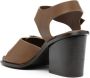 LEMAIRE Leren sandalen 90 mm Bruin - Thumbnail 3