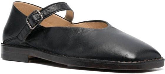 LEMAIRE Loafers met vierkante neus Zwart