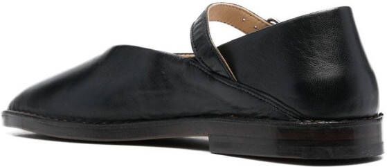 LEMAIRE Loafers met vierkante neus Zwart