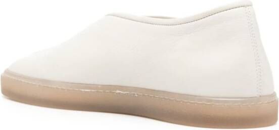 LEMAIRE Piped slip-on sneakers Beige