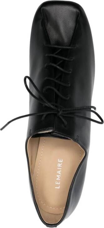 LEMAIRE Souris leren brogues Zwart