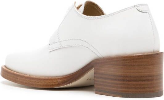 LEMAIRE Oxford schoenen met vierkante neus Wit