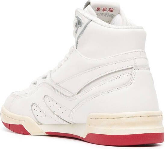 Li-Ning Deluxe high-top sneakers Wit