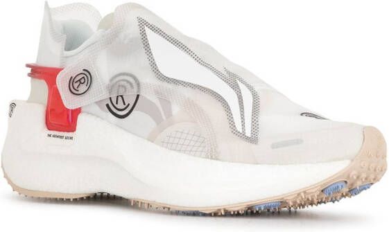 Li-Ning Sneakers met vlakken Wit