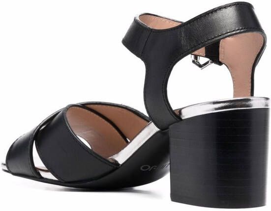 LIU JO Agata sandalen met logoplakkaat Zwart