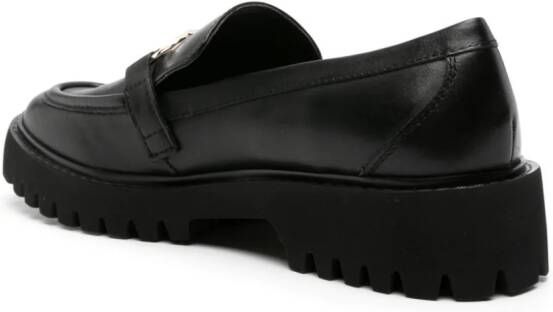 LIU JO Cora 01 leren loafers Zwart