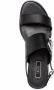 LIU JO Erin slingback sandalen met logoplakkaat Zwart - Thumbnail 4