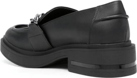 LIU JO Gabrielle loafers met schakels Zwart