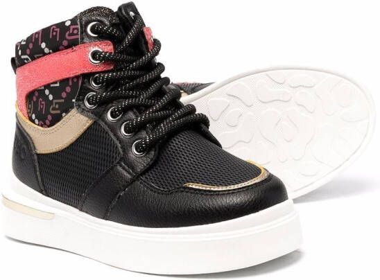 Liu Jo Kids Hope high-top sneakers Zwart