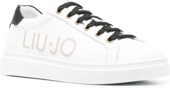 LIU JO Iris sneakers met pailletten Wit