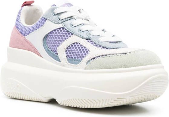 LIU JO Sneakers met plateauzool Paars