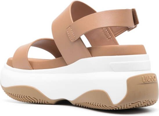 LIU JO June open-toe sandalen Bruin