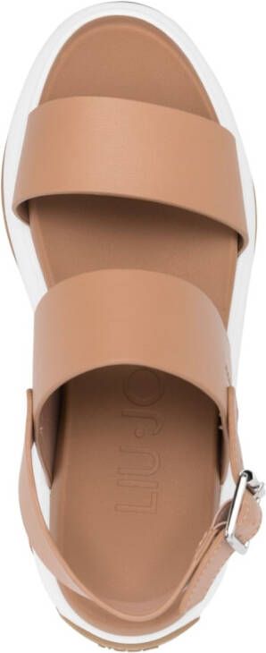 LIU JO June open-toe sandalen Bruin