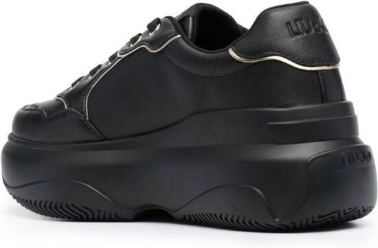 LIU JO June sneakers met plateauzool Zwart