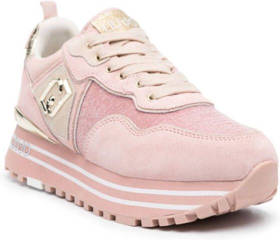 LIU JO Suède sneakers Roze