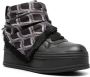 LIU JO Selma sneakers met sjaaldetail Zwart - Thumbnail 2