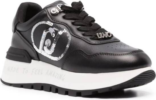 LIU JO Sneakers verfraaid met logo Zwart