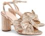 Loeffler Randall Camellia geplooide sandalen Goud - Thumbnail 4