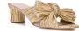Loeffler Randall Emilia geplooide geknoopte sandalen Goud - Thumbnail 2